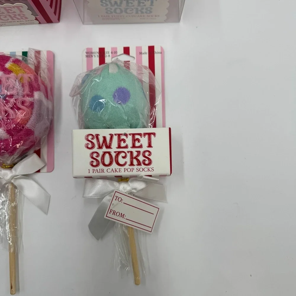 Sweet Socks Dessert Gift Set 4‎ Pair Novelty Socks NEW